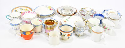 Lot 2844 - A collection of various teacups and saucers...