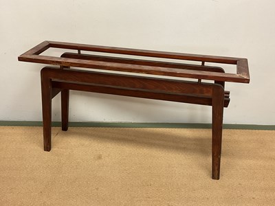 Lot 664 - A mid 20th century stained wooden planter...