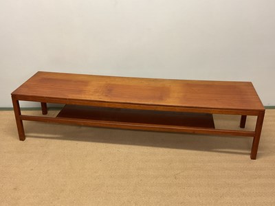 Lot 689 - A mid 20th century teak coffee table with...