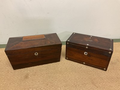 Lot 20 - An oak writing slope of small proportions,...
