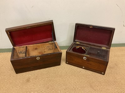 Lot 20 - An oak writing slope of small proportions,...