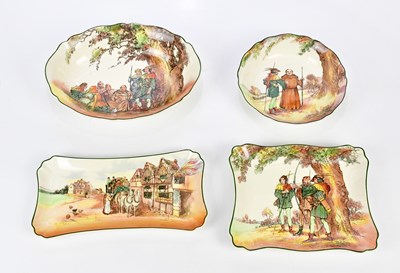 Lot 2809 - ROYAL DOULTON; three pieces of 'Under The...