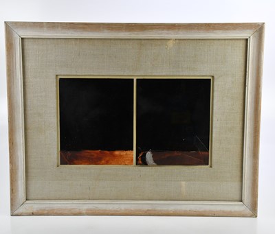 Lot 1774 - LAWRENCE DAWS (Australian); two panel acrylic,...