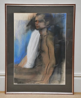 Lot 1675 - DENIS O'SULLIVAN; pastel, 'Jean Paul', signed...