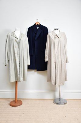 Lot 900 - AQUASCUTUM; a gentleman's wool cashmere mixed...