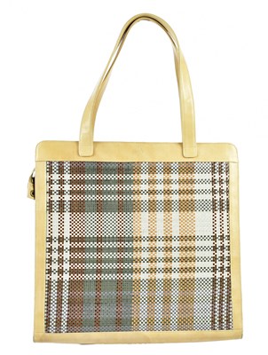 Lot 777 - MULBERRY; a large vintage beige leather and...