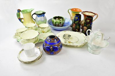 Lot 2797 - A collection of Art Deco and other ceramics...