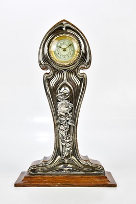 Lot 2103 - An Edward VII hallmarked silver mounted oak...