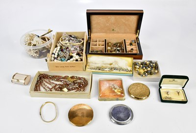 Lot 505 - A collection of assorted costume jewellery...