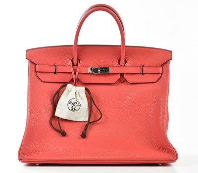 Lot 690 - HERMÈS; a 2010 Birkin 40 Bougainvillea...