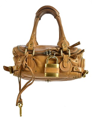 Lot 787 - SEE BY CHLOE; a tan leather mini baby...