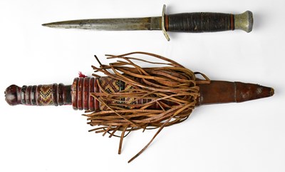 Lot 514 - A WWII period fighting knife, possibly by...
