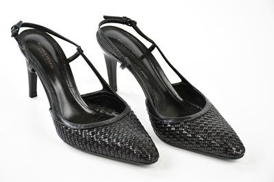 Lot 951 - BOTTEGA VENETA; a pair of Scarpa Pelle black...