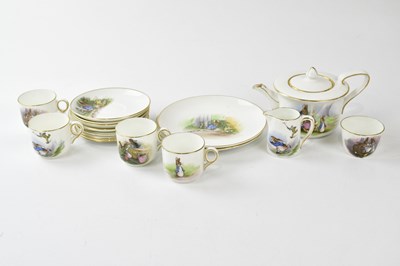 Lot 2858 - GRIMWADES; a part tea service transfer printed...
