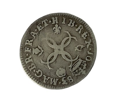 Lot 1634 - A Charles II silver fourpence dated 1683.