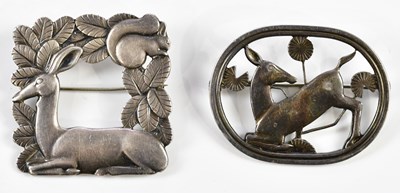 Lot 444 - ARNO MALINOWSKI FOR GEORG JENSEN; a sterling...