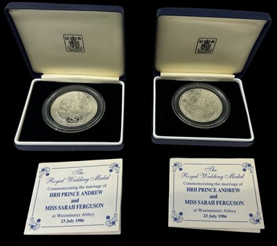 Lot 1626 - THE ROYAL MINT; two 1986 HRH Prince Andrew and...