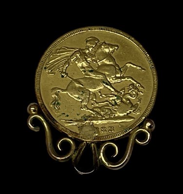 Lot 1437 - A Victoria full sovereign, 1883, with yellow...