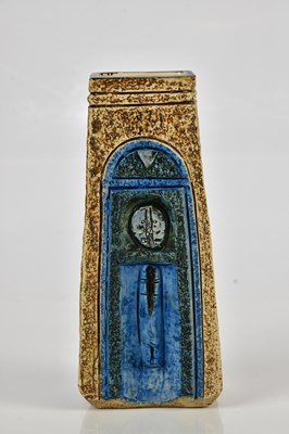 Lot 2247 - LOUISE JINKS FOR TROIKA POTTERY; a coffin vase...