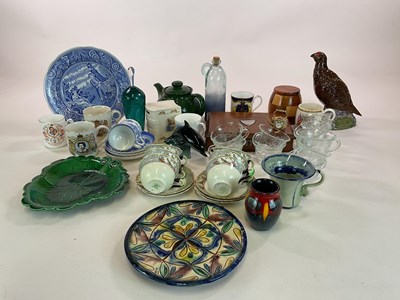 Lot 484 - A collection of ceramics including a Poole...