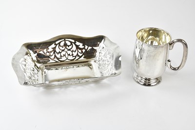 Lot 2368 - VINERS; a George V hallmarked silver bowl of...