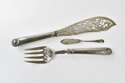 Lot 2310 - MARTIN, HALL & CO; a pair of hallmarked silver...