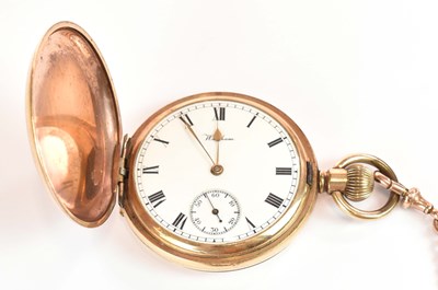 Lot 1287 - A 9ct rose gold graduated Albert chain with...
