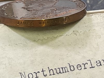 Lot 12 - MILITARY INTEREST; medals, rememberance plaque...