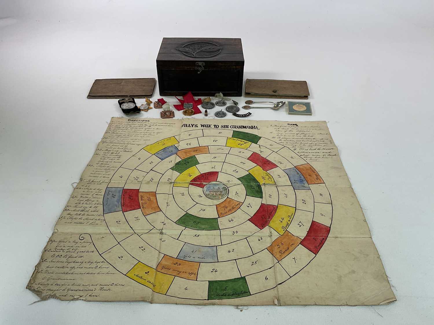 Lot 95 - A group of collectors' items, including a hand...