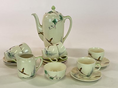 Lot 485 - ROYAL DOULTON; a coffee service in 'The...