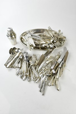 Lot 2041 - A quantity of assorted silver plated items...