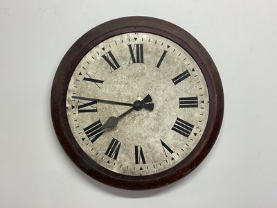Lot 1341 - An early 20th century GPO wall clock, with a...