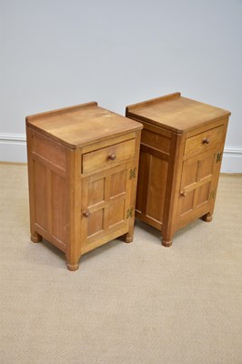 Lot 1149 - ALBERT 'EAGLEMAN' JEFFRAY; a pair of light oak...