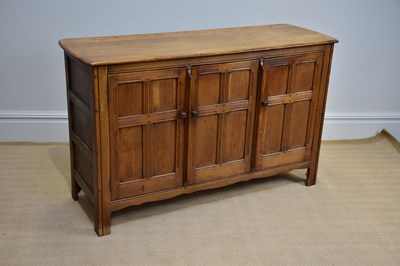 Lot 1158 - A mid century oak dresser, possibly Ercol,...