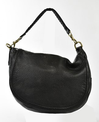 Lot 760 - MULBERRY; a black pebbled calfskin leather...