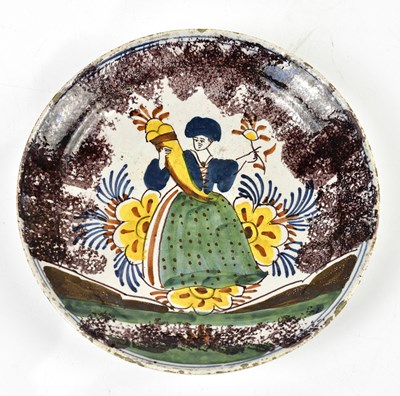 Lot 2748 - An early 18th century Dutch Delft tin glazed...