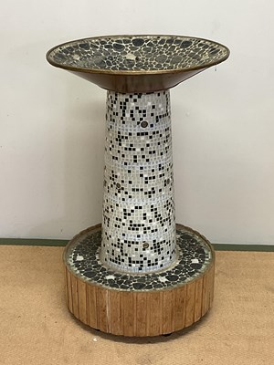 Lot 559 - A mid 20th century Swedish mosaic water...