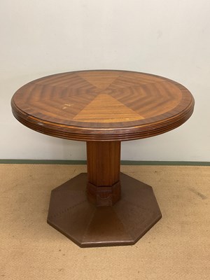 Lot 606 - A Danish Arts and Crafts centre table with a...