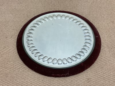 Lot 78 - A 19th century circular mirrored stand with...