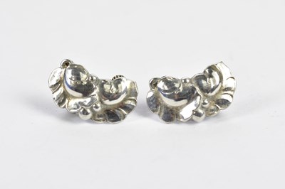 Lot 476 - HAROLD NIELSON FOR GEORG JENSEN; a pair of...