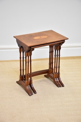 Lot 1138 - A reproduction nest of three graduated coffee...
