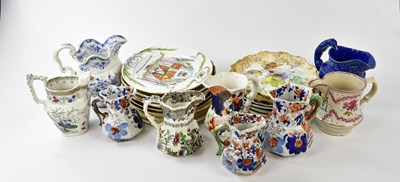 Lot 2769 - A collection of Victorian and later ceramics...