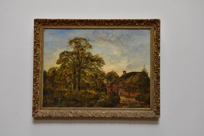 Lot 1678 - UNATTRIBUTED; oil on re-lined canvas, mother...
