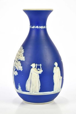 Lot 2816 - A large early 20th century blue jasperware...