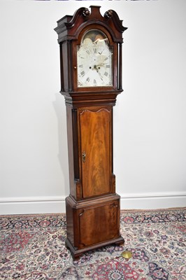 Lot 1540 - A 19th century eight day longcase clock, the...