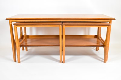 Lot 4 - A nest of three 1960s/70s G-Plan style tables,...