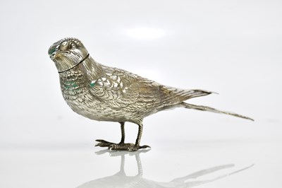Lot 2089 - A Continental silver novelty pepper modelled...