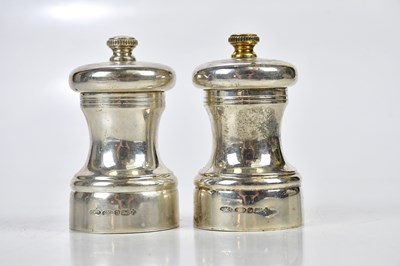 Lot 2474 - A pair of Elizabeth II hallmarked silver...