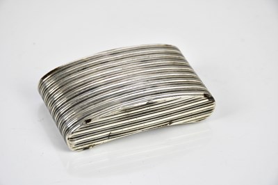 Lot 2133 - A George III silver snuff box, maker's...
