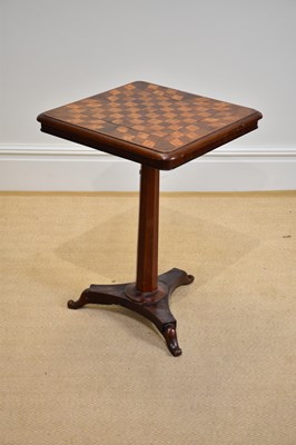 Lot 1031 - A Victorian rosewood and bird's eye maple...
